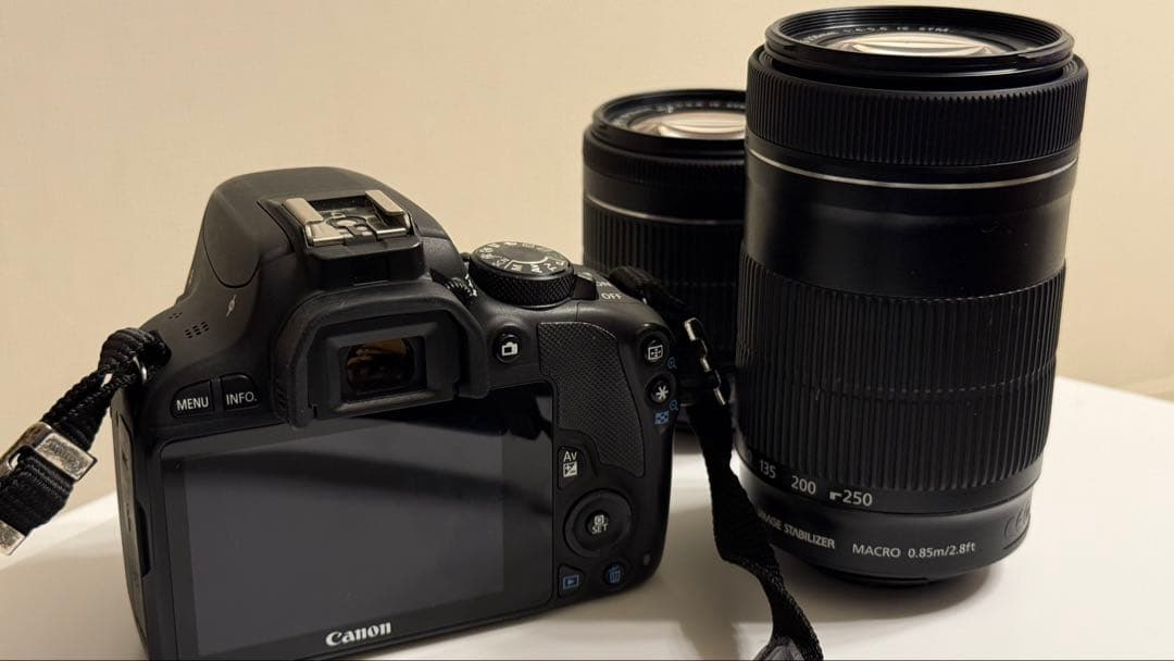 Canon EOS Kiss X7 ズームレンズ2本セット