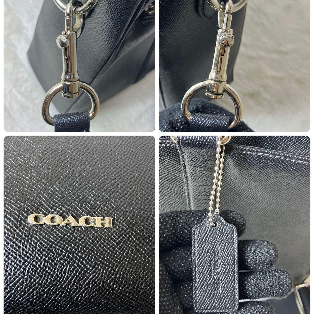 コーチ✨メトロポリタン サフィアーノレザー A4 2way ビジネスバッグ 黒