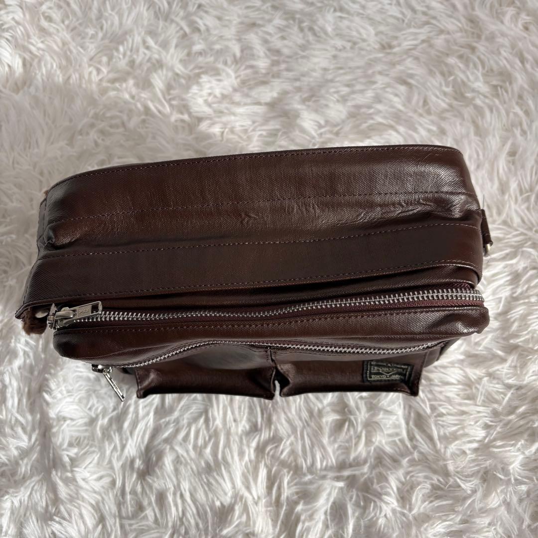 PORTER ポーター カメラバッグ ショルダーバッグ 茶