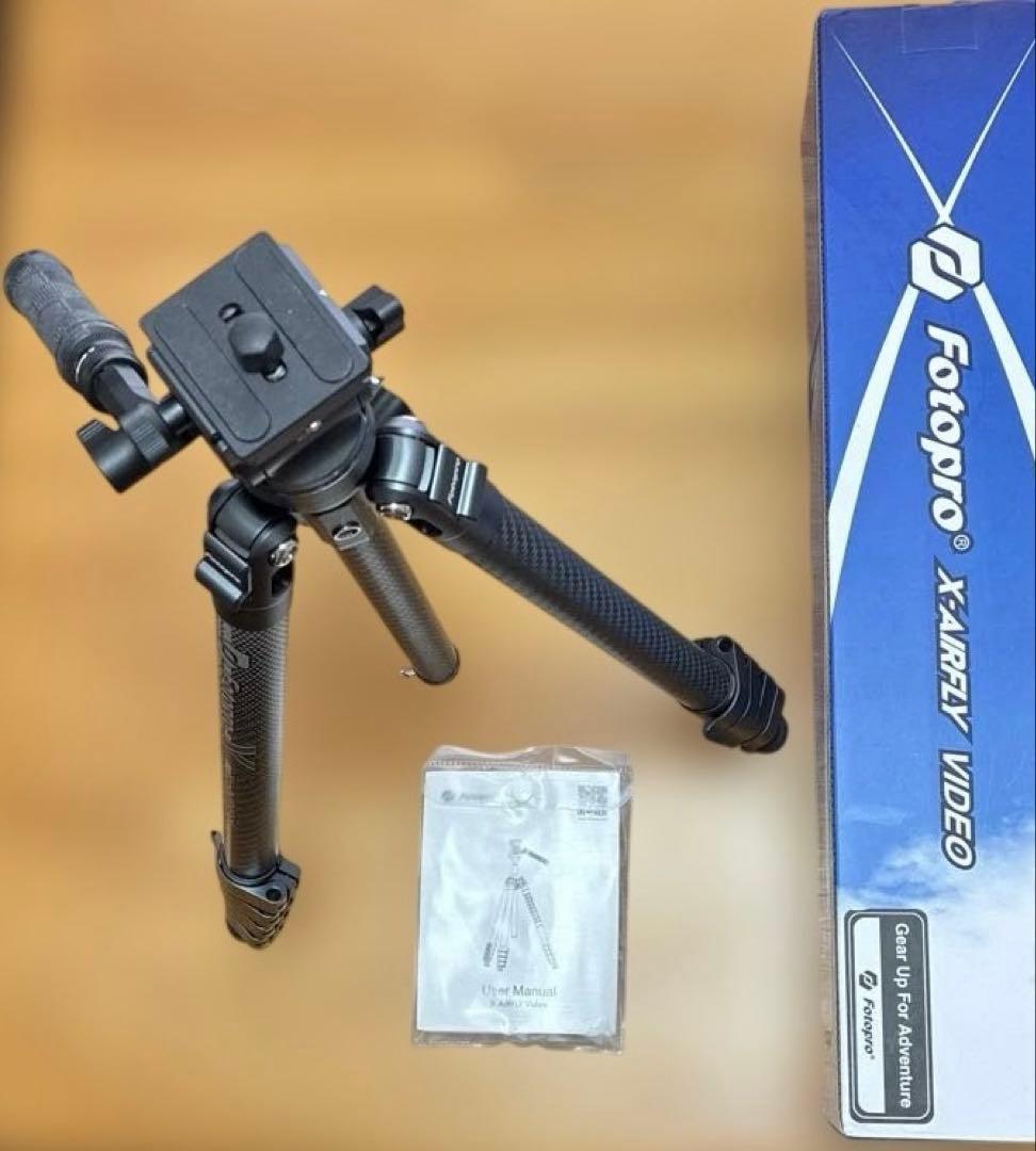 Fotopro X-Airfly ビデオ 64.5 インチ軽量トラベルカメラ三脚