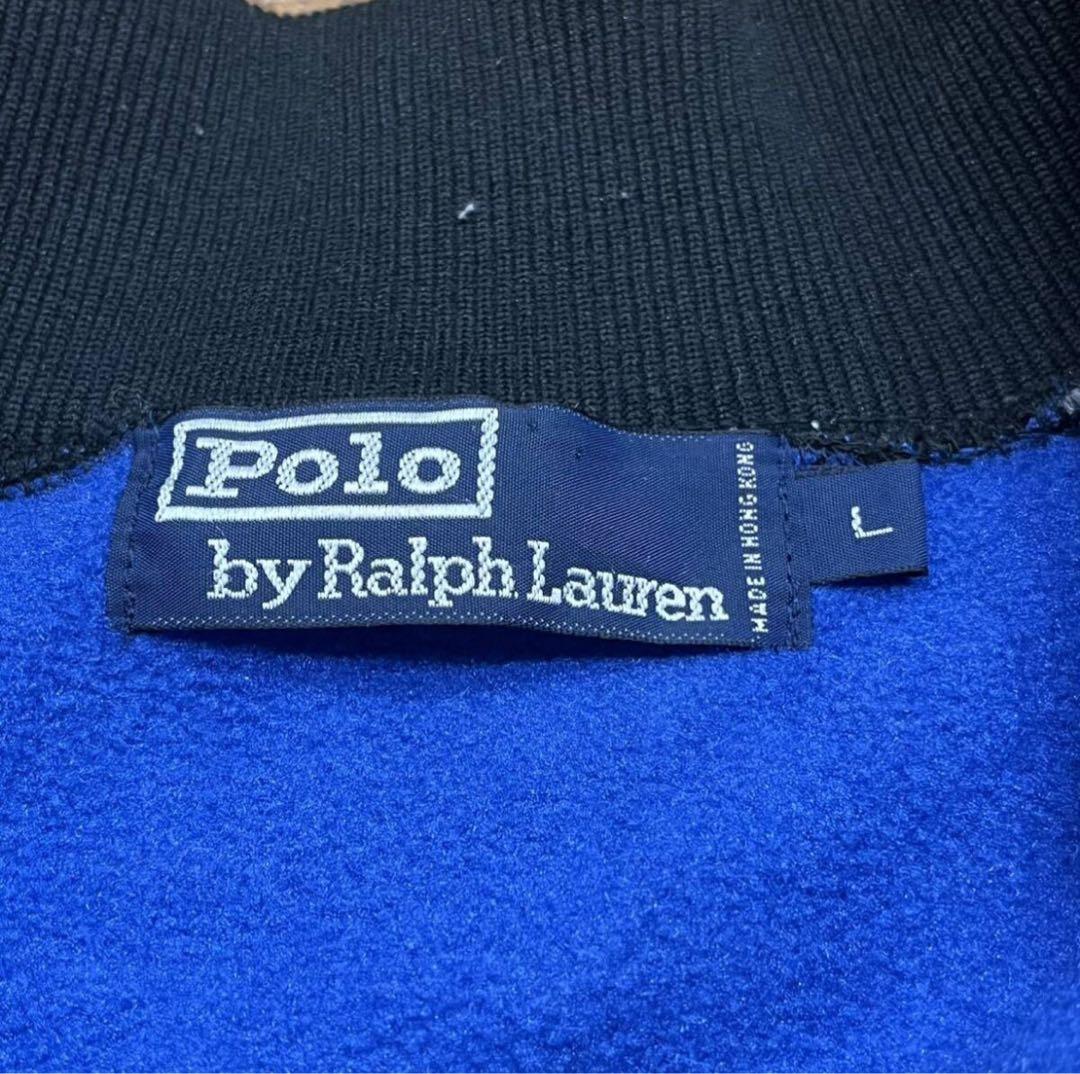 Polo ラルフローレンレーシングチーム　裏地フリースソフトシェルジャケットL