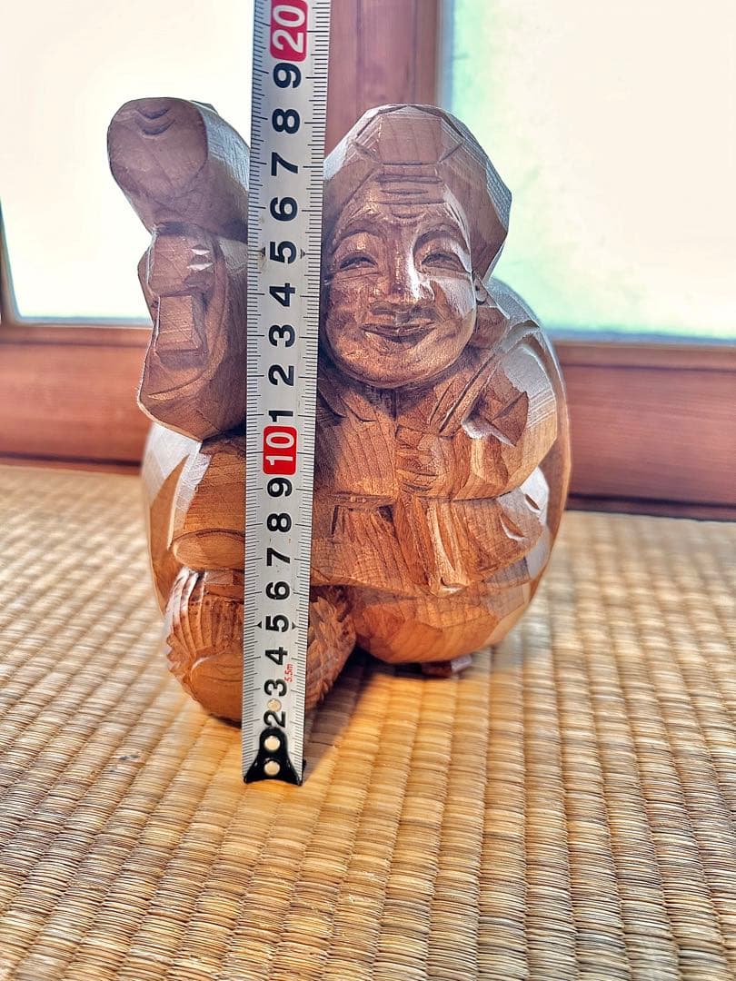 金運！ 大黒天 木彫 広葉樹 七福神 彫刻 コレクター