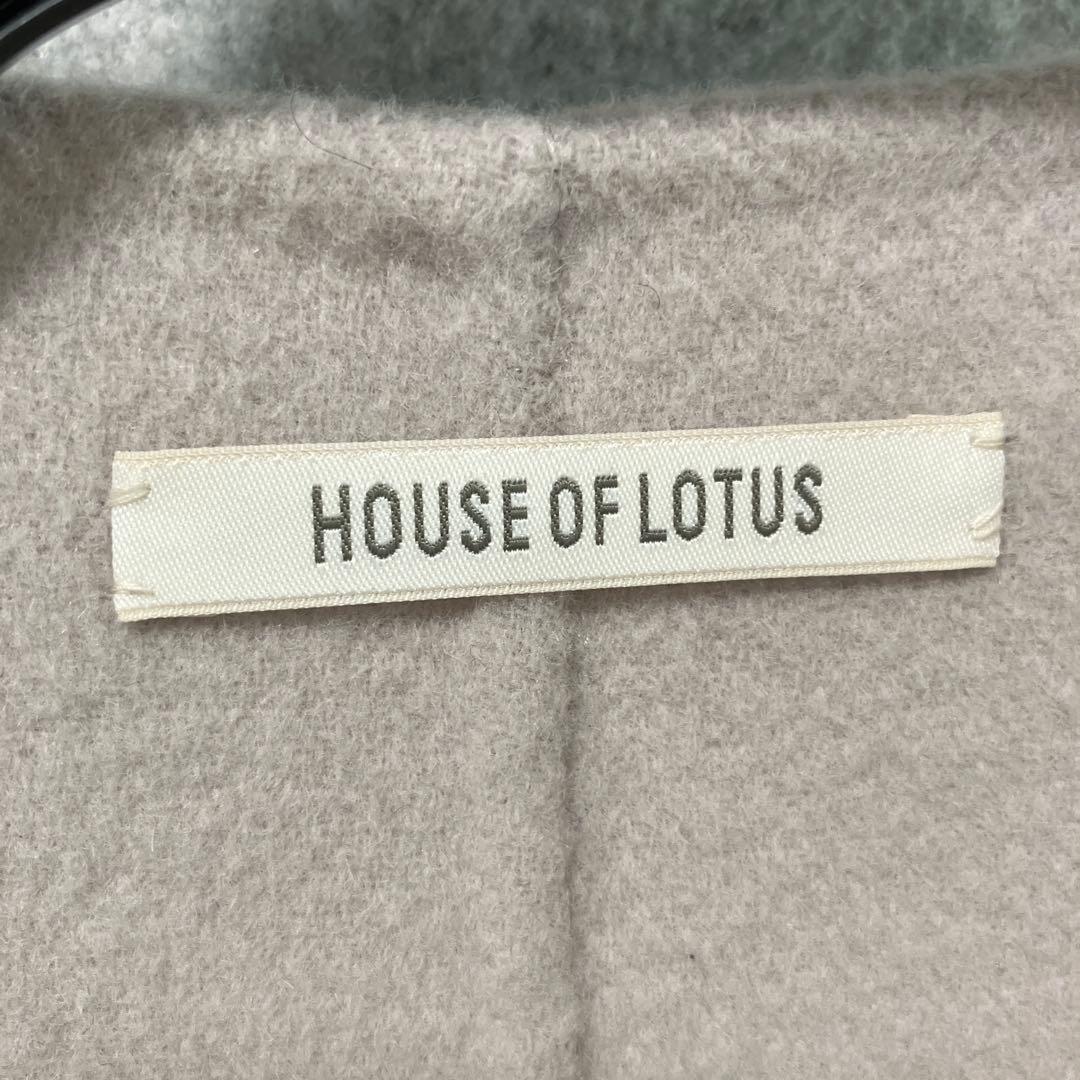 定価 ¥88,000 ハウスオブロータス　ノーカラーバレルラインリバーコート