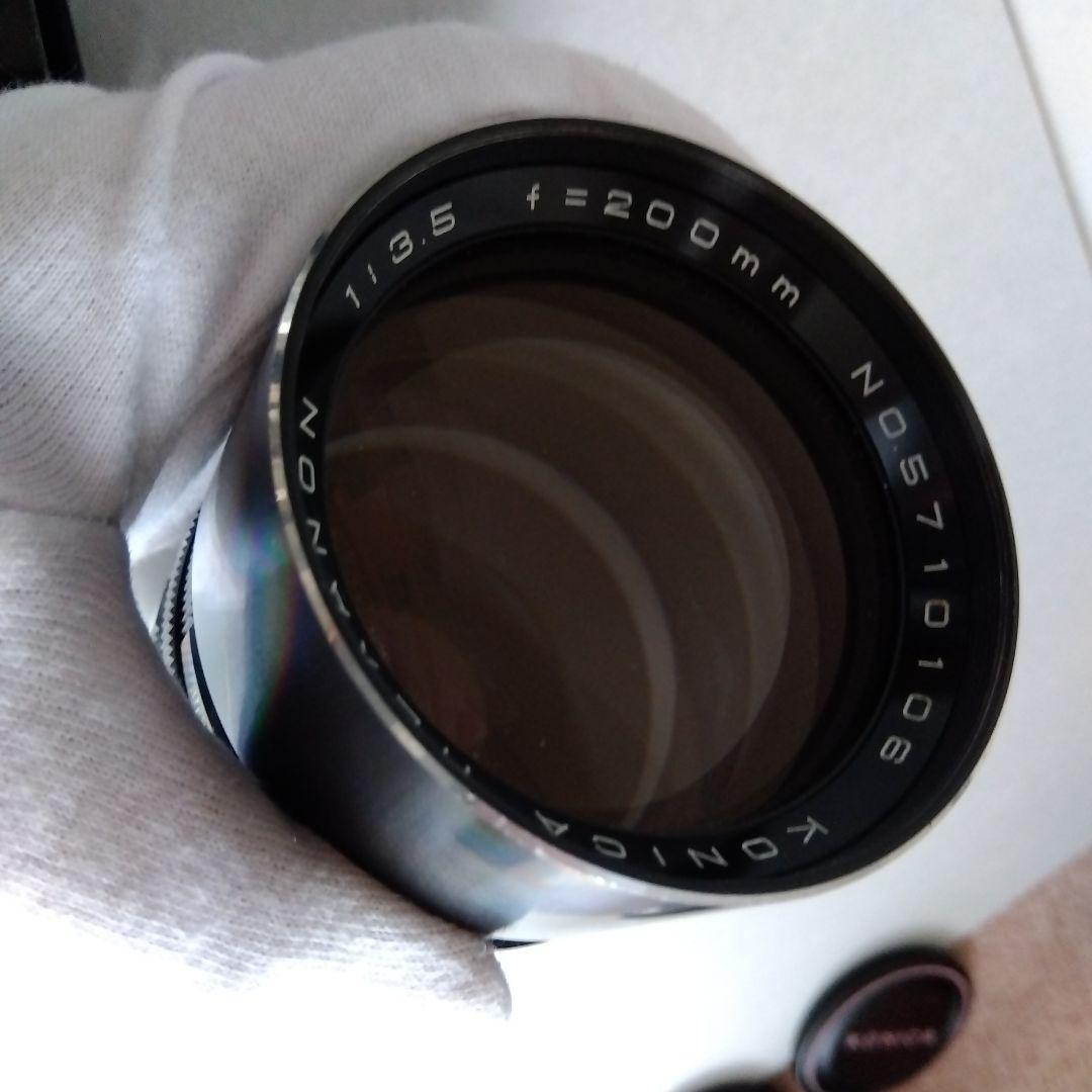 KONICA AUTOREX/本体+レンズ３+レンズフード2/ジャンク/レトロ