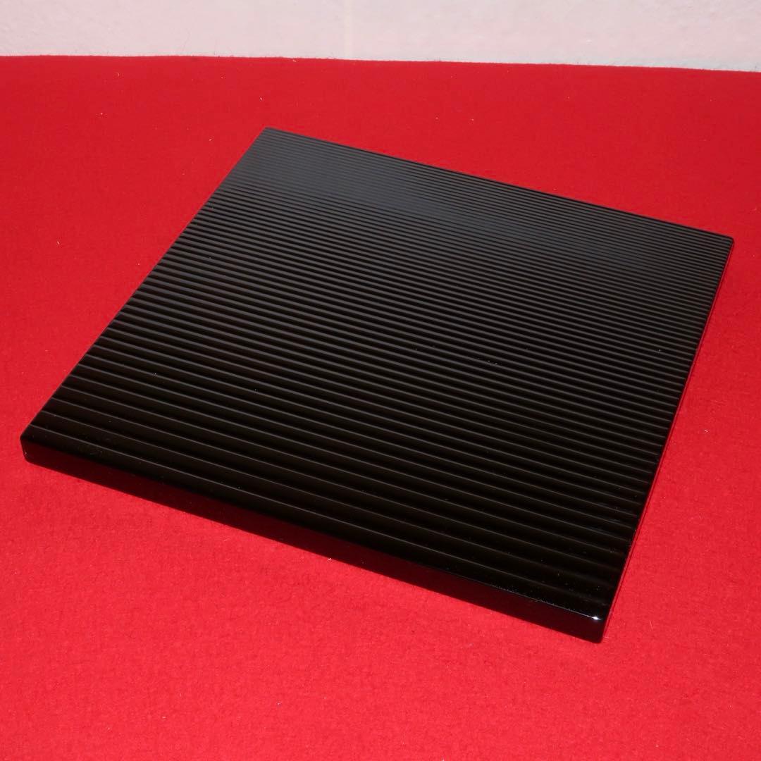 【茶道具】橋田勝博作　輪島塗　荒目板