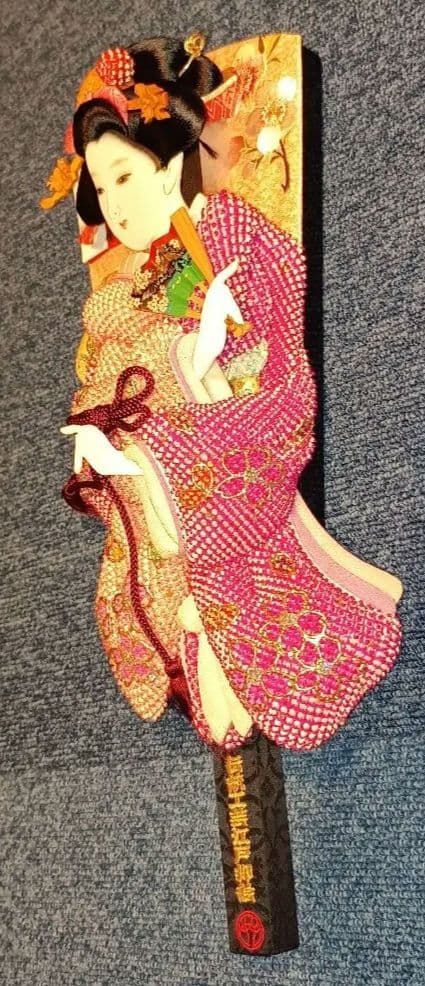 羽子板　雛祭り　 鹿の子絞り　伝統工芸江戸押絵