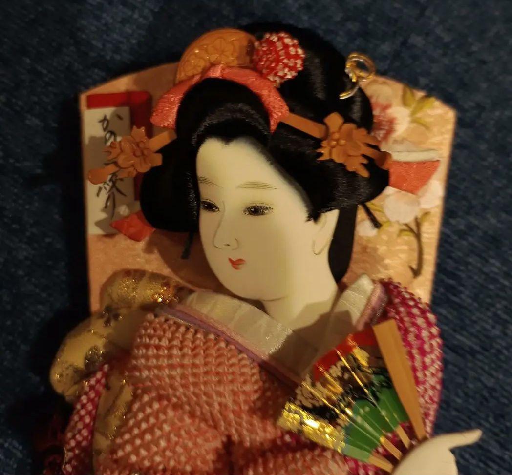 羽子板　雛祭り　 鹿の子絞り　伝統工芸江戸押絵