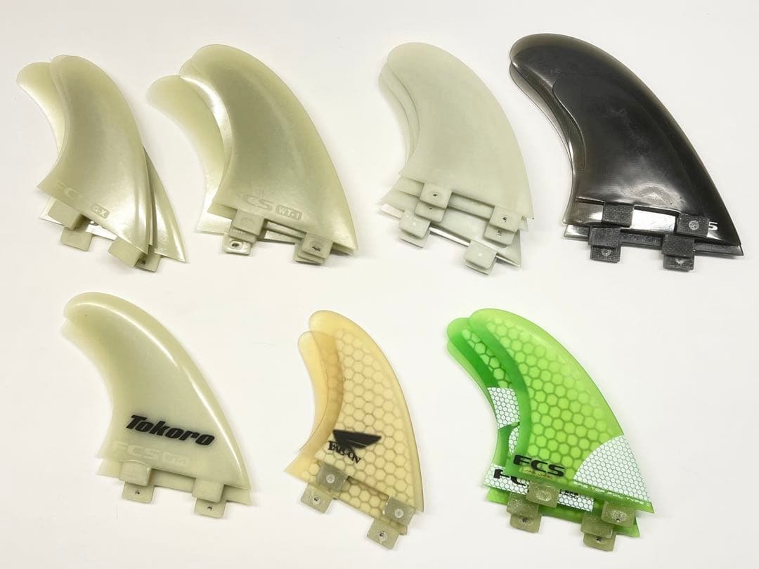 サーフボードフィン7セット(おまけ付き)