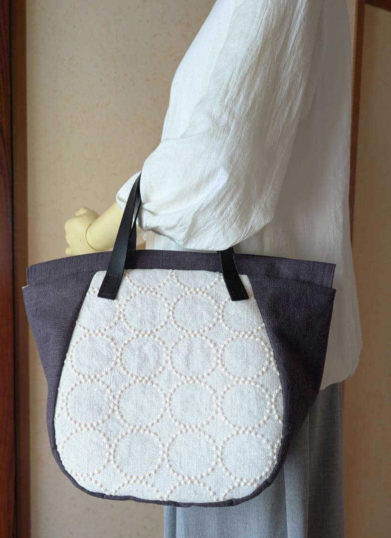 ハンドメイド　ミナペルホネン タンバリン　pjc　バッグ