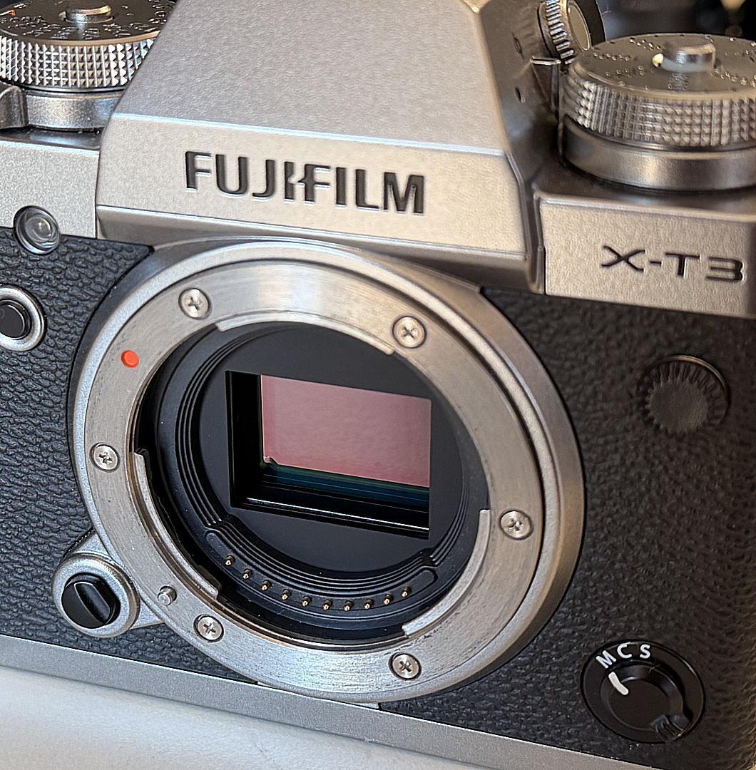 フジフィルム FUJIFILM X-T3ボディ シルバー＋ゲージ＋外部マイク