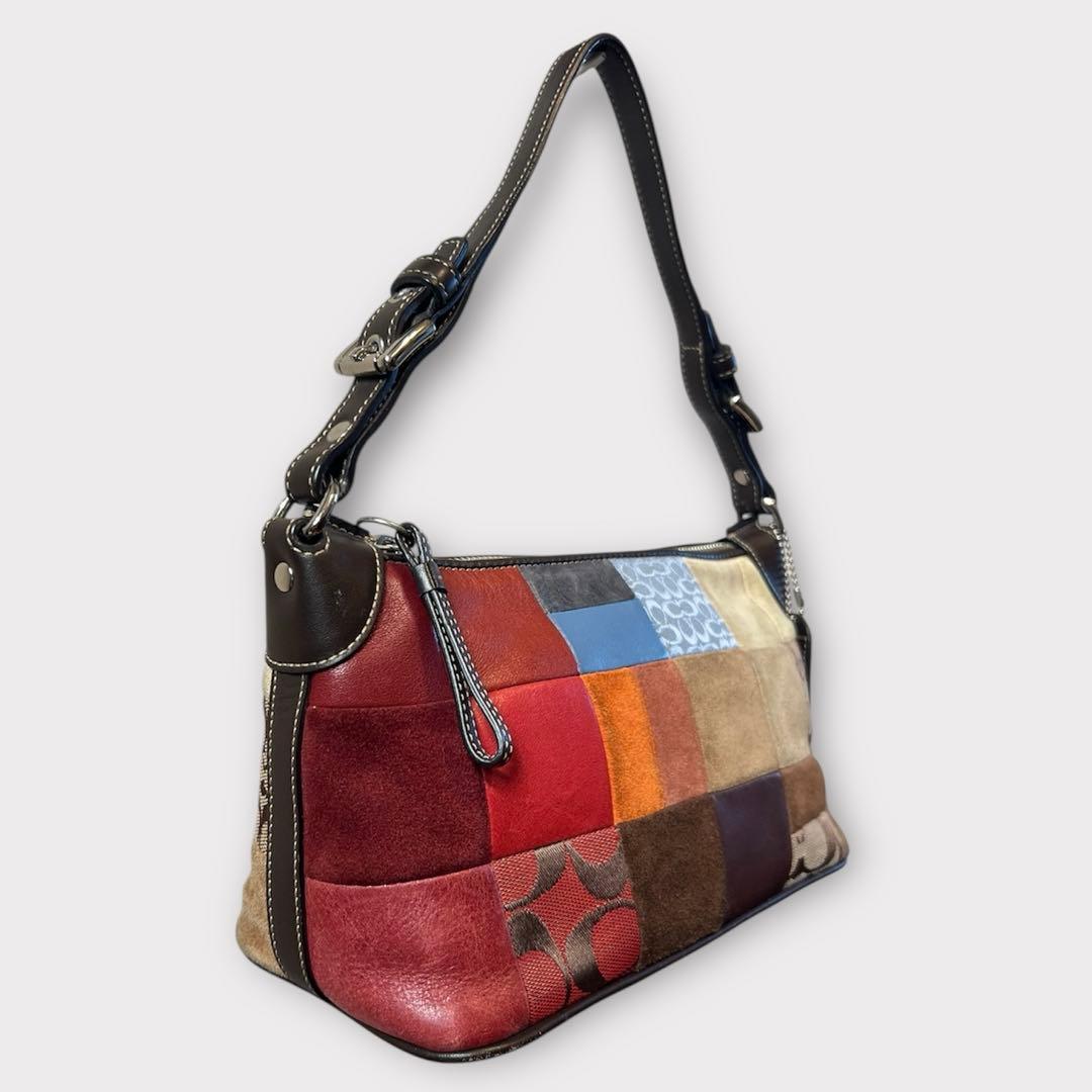 【美品】Coach vintage patchwork Shoulder Bag