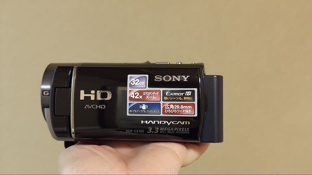 【お値下げ！】SONY HDR-CX180 ビデオカメラ 本体