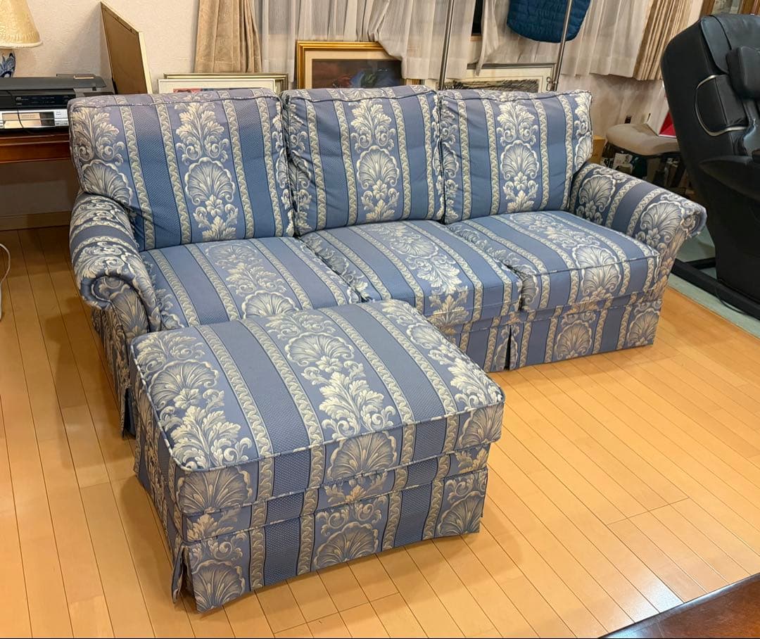 【引き取り限定】KOSUGA コスガ トラディショナルシリーズ３人掛けソファ