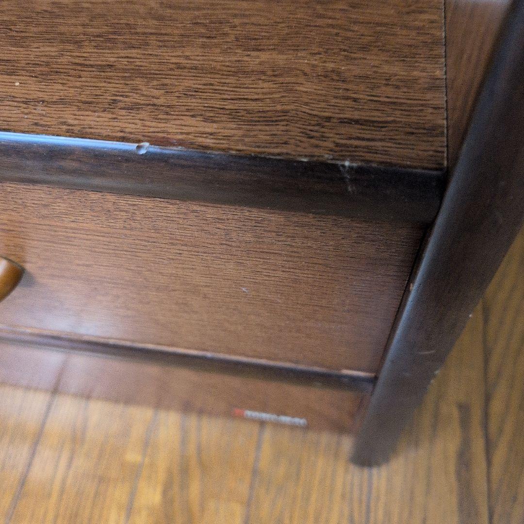 ブラウンスライド式本棚 引き出し付き 収納力抜群　大容量