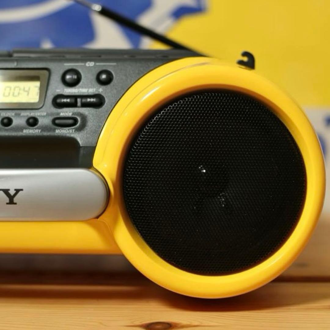 SONY SPORTS CDラジカセ アダプタ付