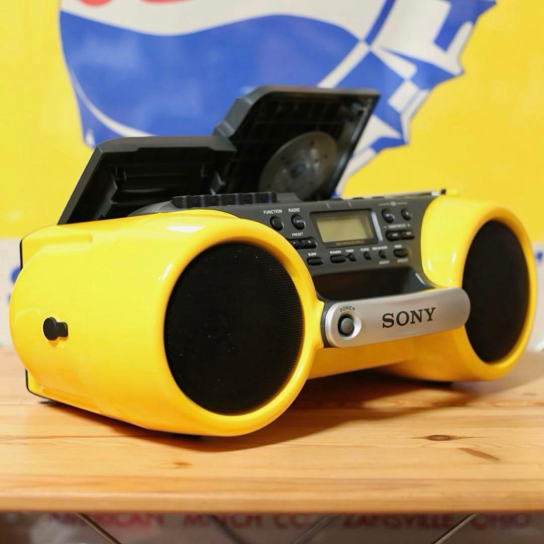 SONY SPORTS CDラジカセ アダプタ付