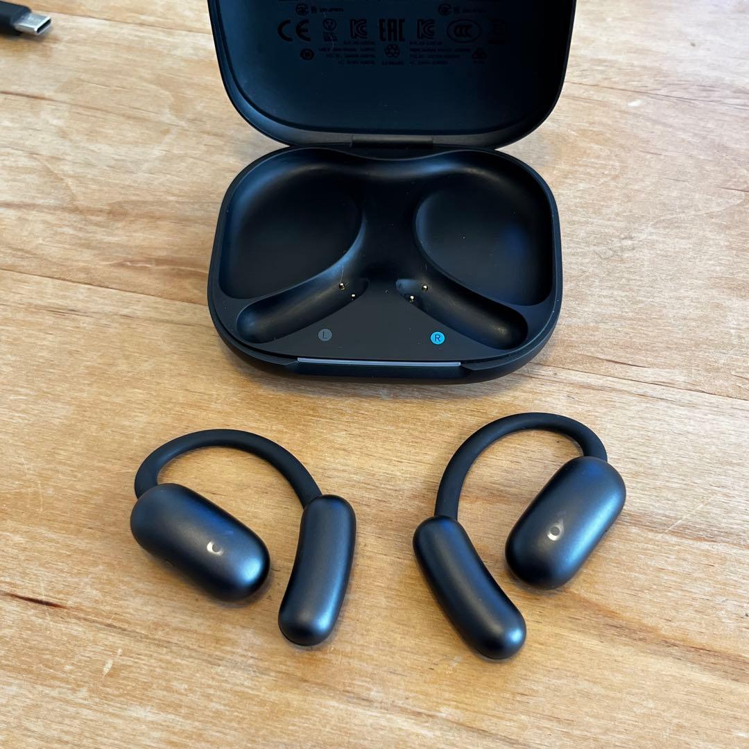 Anker Soundcore AeroFit 2 ながら聞きイヤホン　ブラック