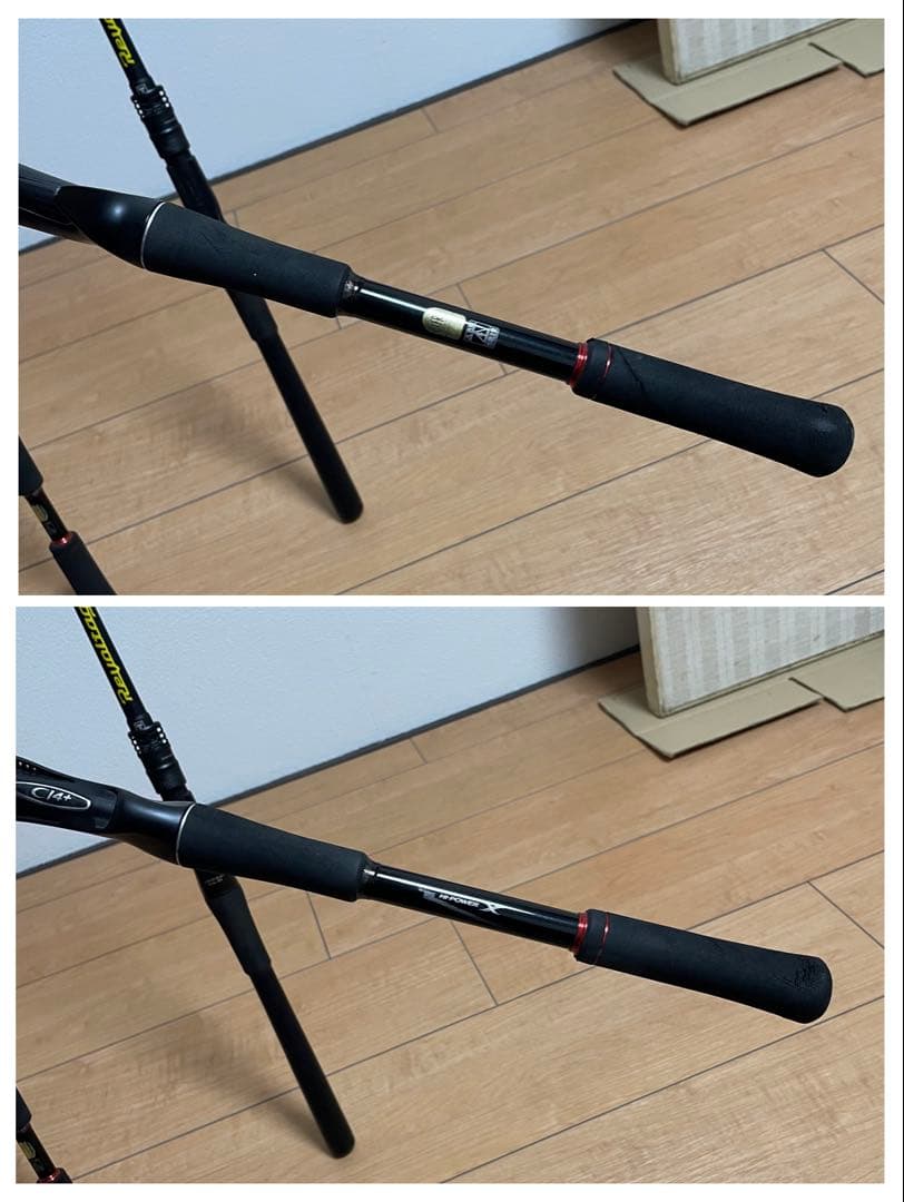 ベイトロッド×3　バス　ゾディアス　リボルテージ