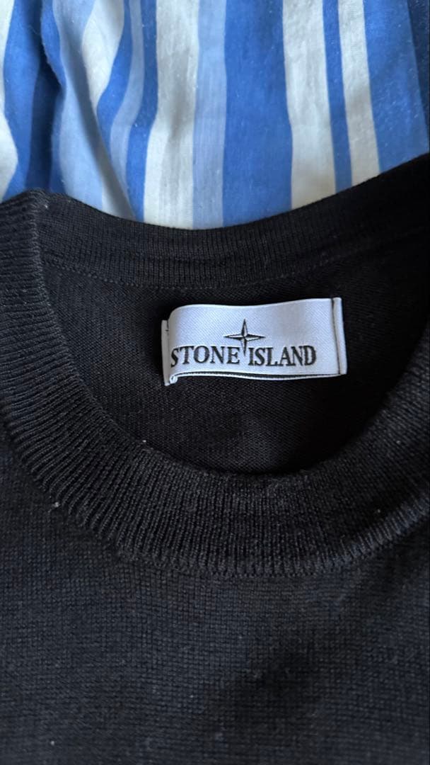 STONE  黒 クルーネックセーター　最終値下げ！
