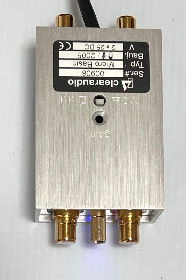 フォノイコライザー/Clear Audio社Micro Basic(ドイツ製)