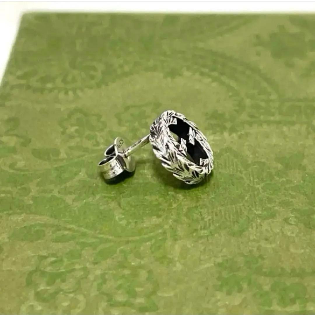 【極美品】グッチ　インターロッキングGピアス片耳　アラベスク