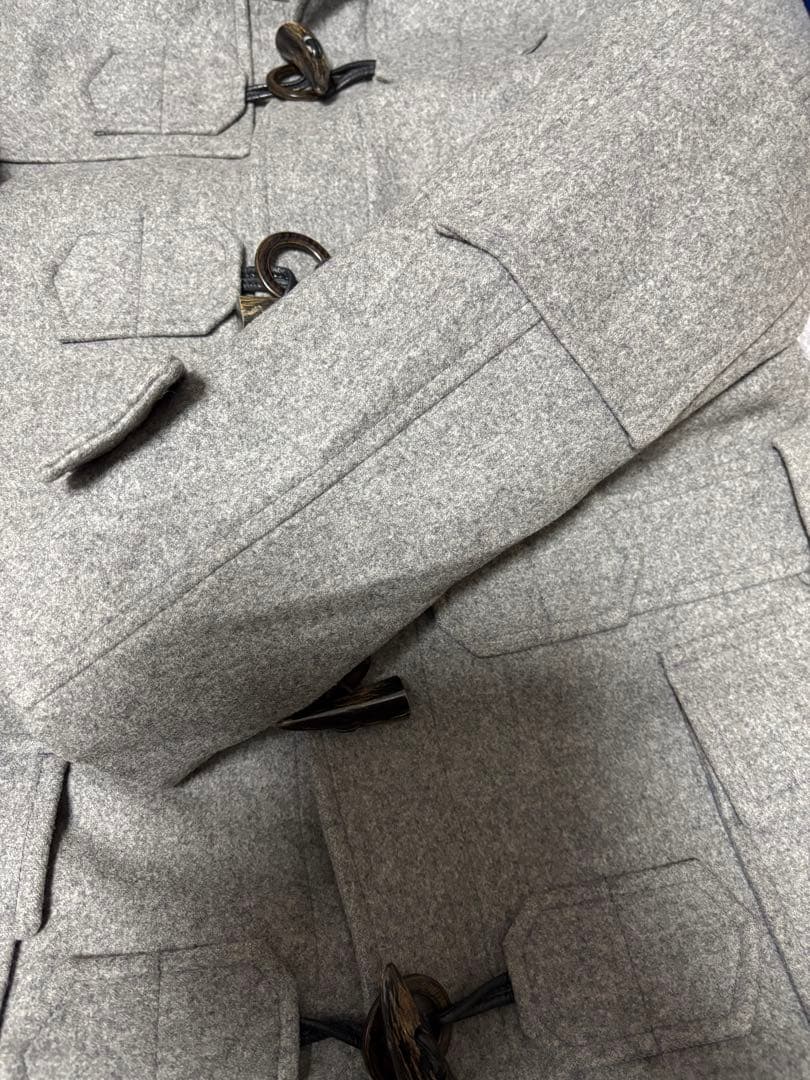 レア　ARTISAN ダッフルコート　グレー　カシミヤ　ウール　Ｓ　アルチザン