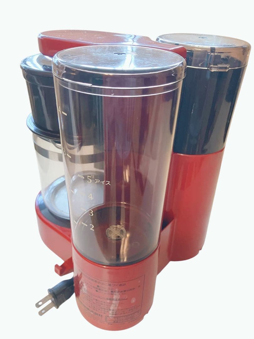 Pure cafe コーヒーメーカー レッド 最大5杯分