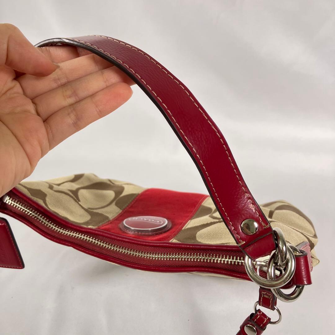 【美品級】COACH 2way ショルダーバッグ F17439 シグネチャー