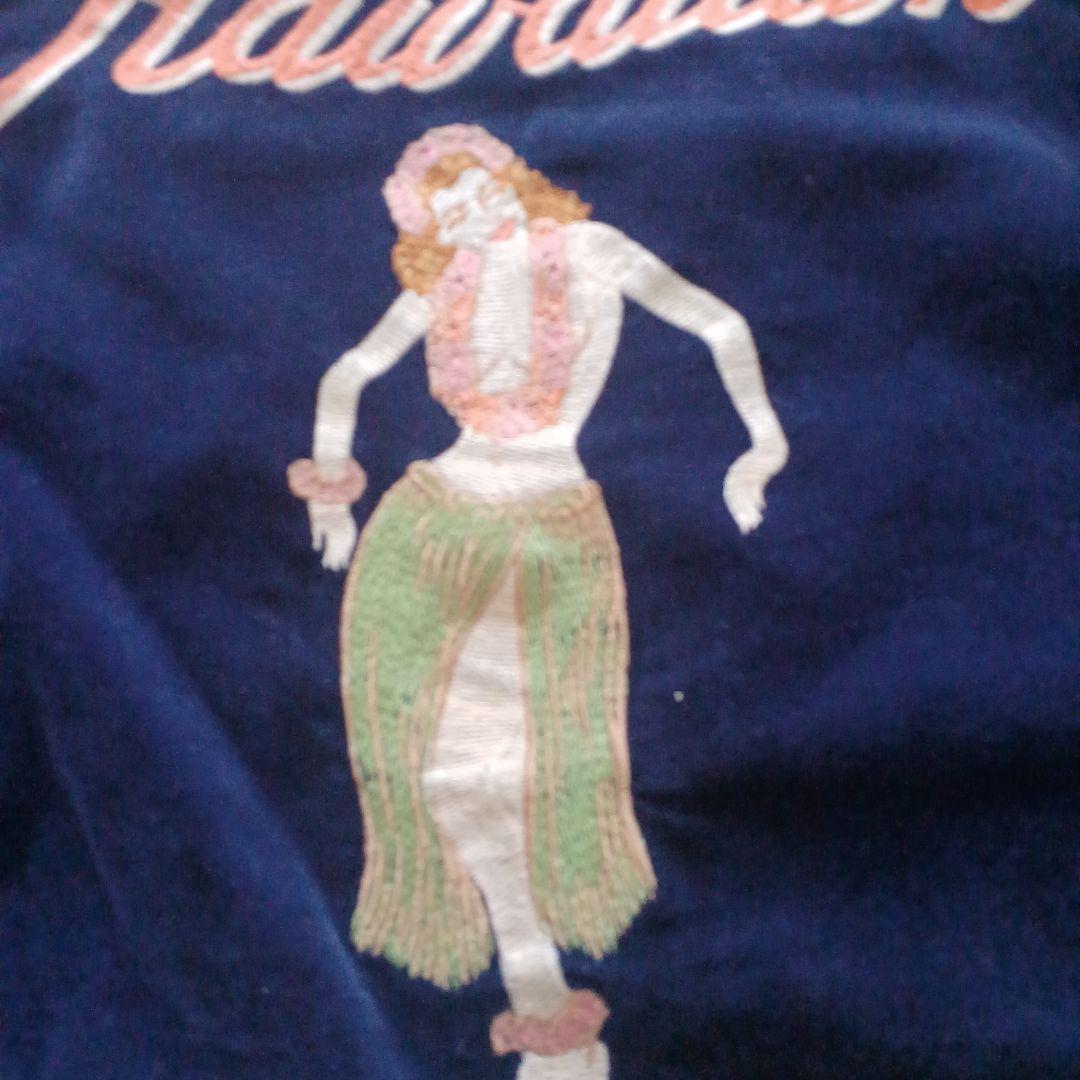 ネ*コ様 激レア！　HYSTERIC 刺繍スカジャン ターコイズ