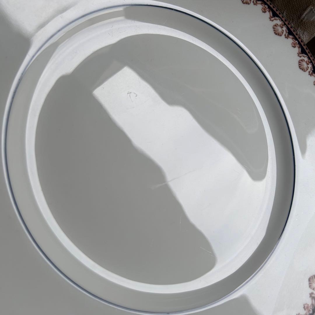 英国製  Medici 英国の気品溢れる 貝殻ディナー皿