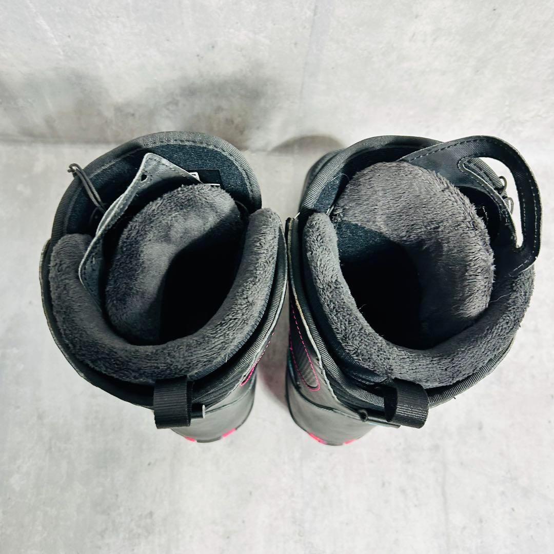 サロモン スノーボード ブーツ ボア 23cm スノボ BOA シューズ 黒