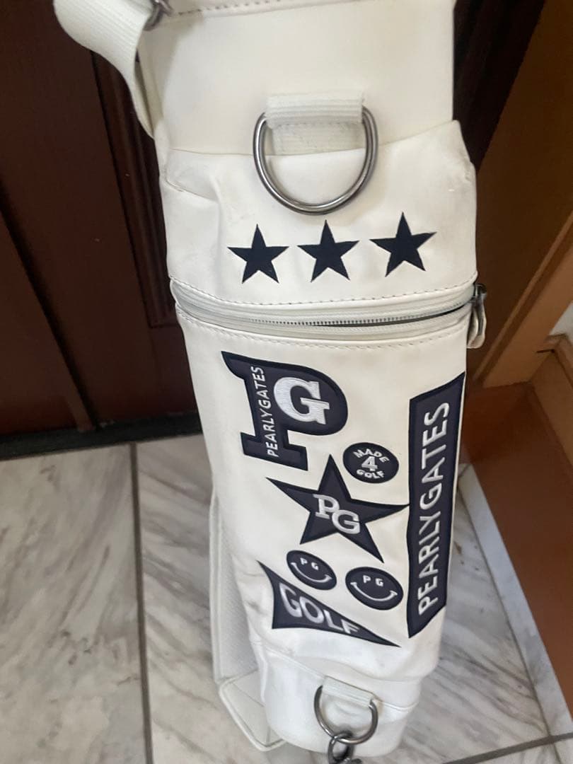 PEARLY GATES キャディバッグ ホワイト