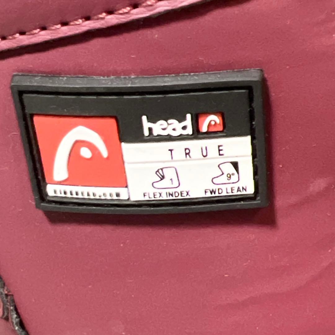 美品 ヘッド スノーボードブーツ TRUE BOA 26.0cm ワインレッド