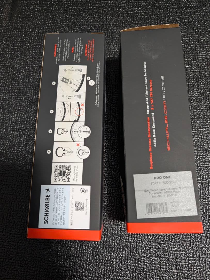 シュワルベ SCHWALBE PROONE チューブレス2本 700 25c