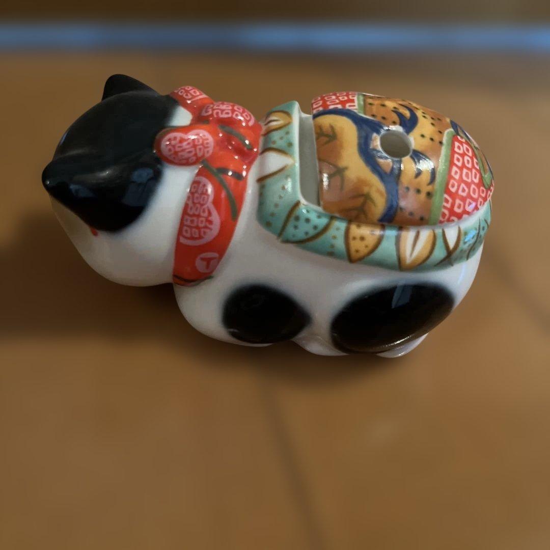 招き猫　大仏次郎記念館　置物