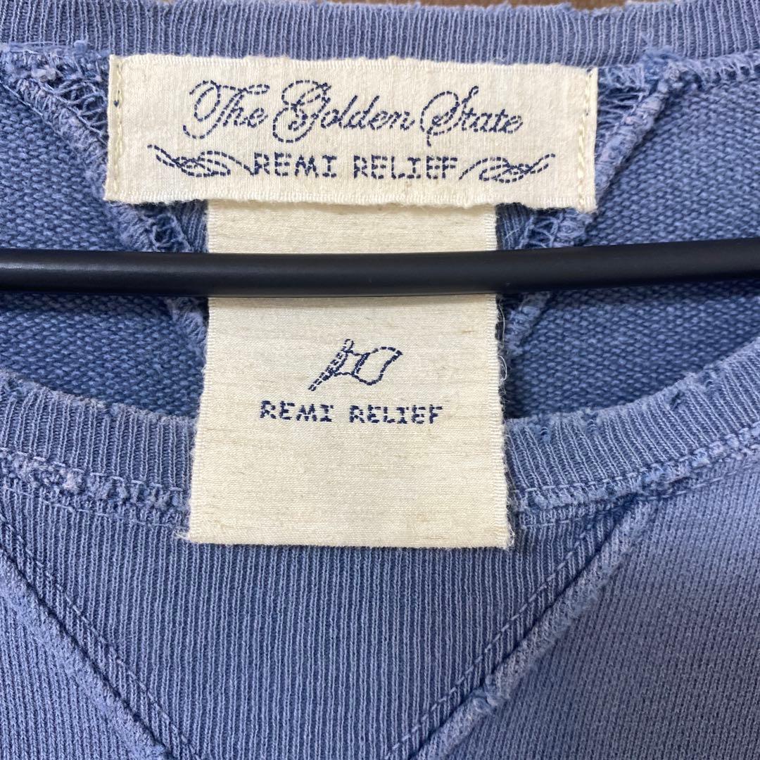REMI RELIEF ダメージ加工　スウェット　Mサイズ