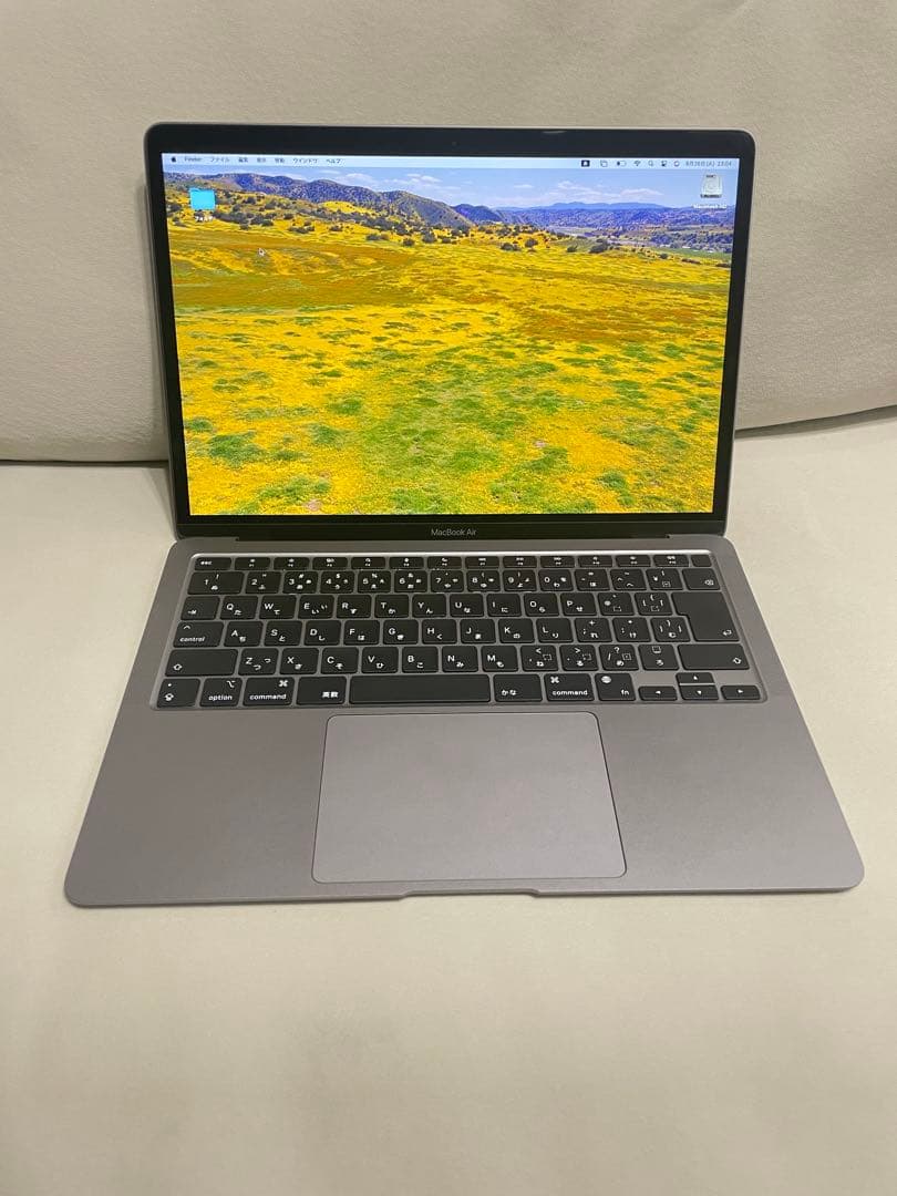 Apple MacBookAir M1 13インチ　99%バッテリ美品液晶線有