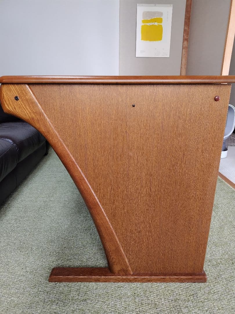 国産 浜本工芸 学習デスク昇降式 袖机２セット　 ①デスク本体