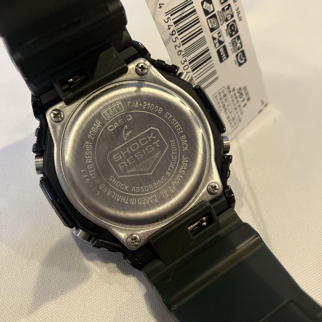 G-SHOCK GA-2100 ブラック/グリーン 腕時計