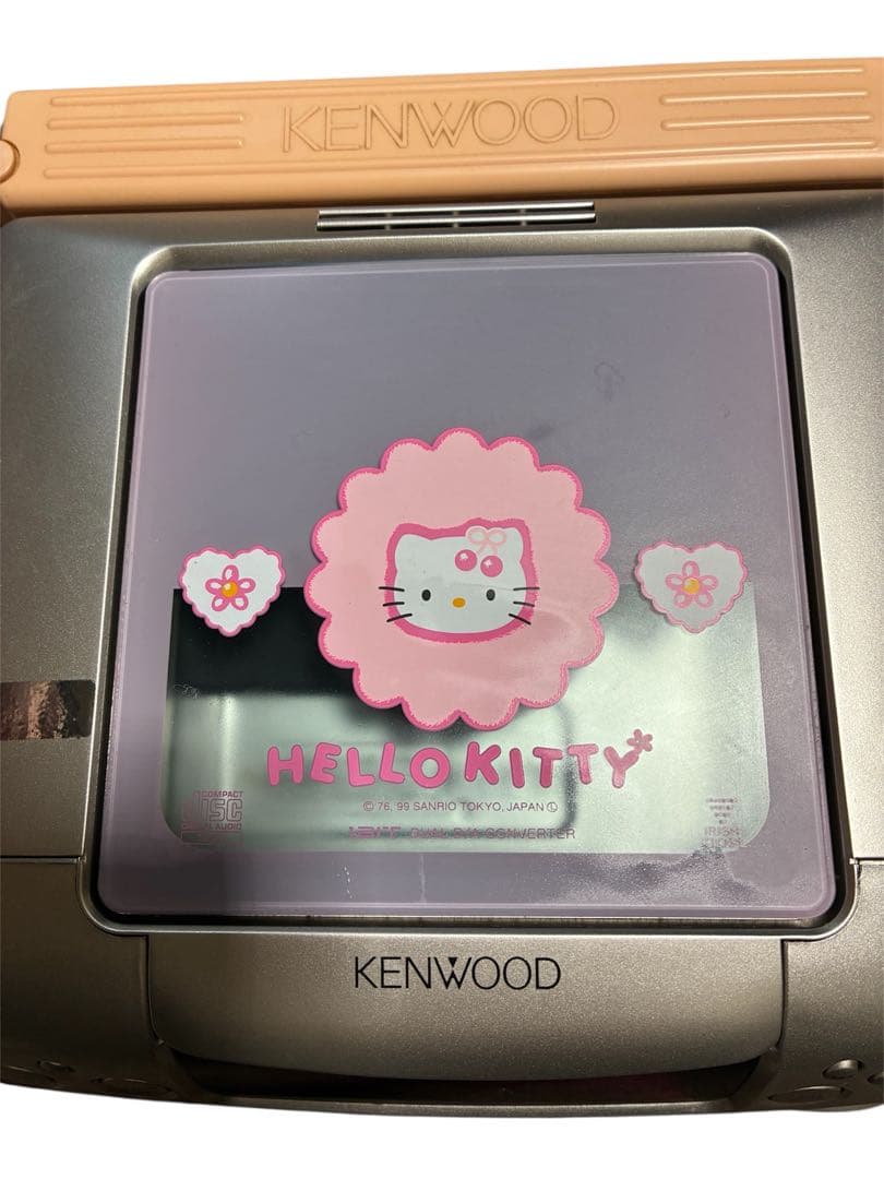ジャンク KENWOOD ハローキティ CD MD テーププレイヤー