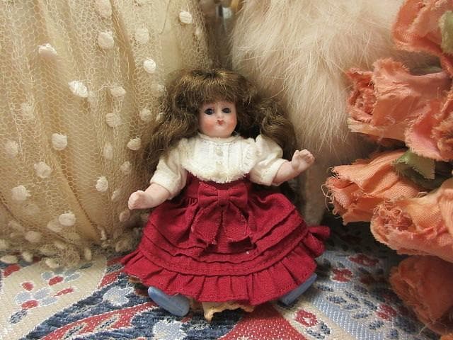 みにみに可愛い　ケストナー　アンティーク　ミニョネット　☆8.5㎝