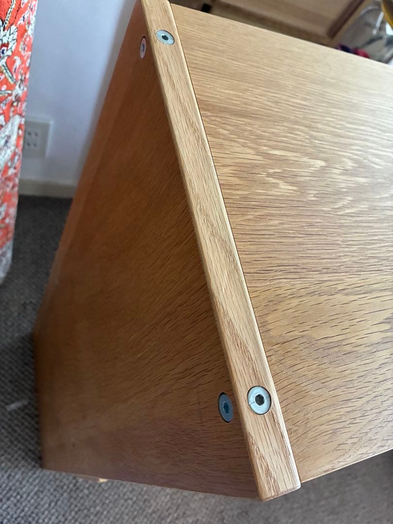 無印良品　木製　スタッキングチェスト