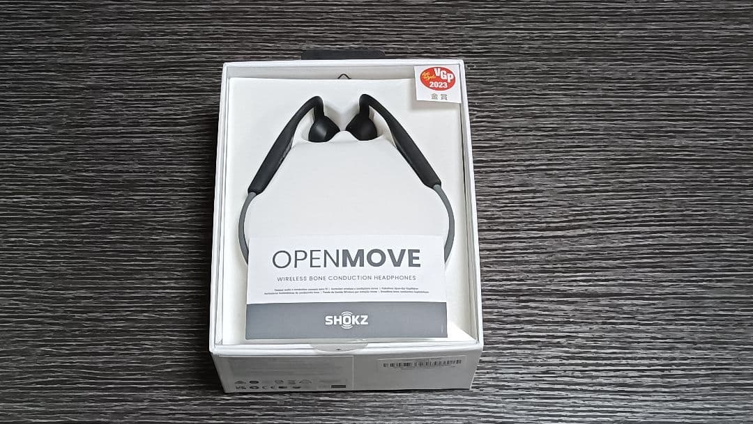 SHOKZ OPENMOVE 骨伝導イヤホン ブラック