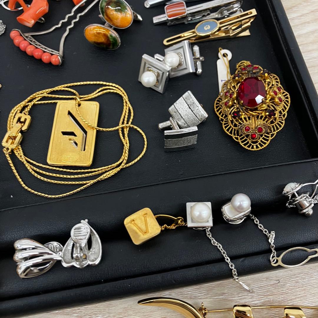ビンテージジュエリーセット　メッキ　アクセサリー　まとめ　ブランド