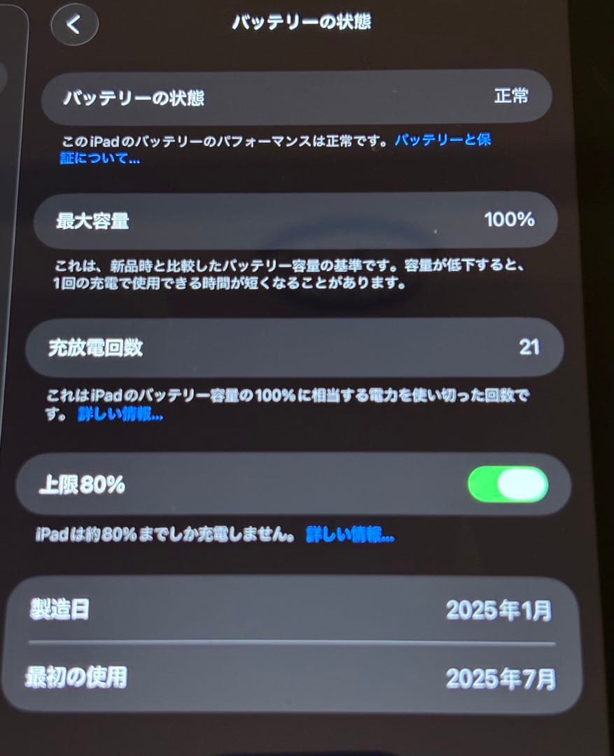 iPad Air M3 11インチ128GB セルラー パープル