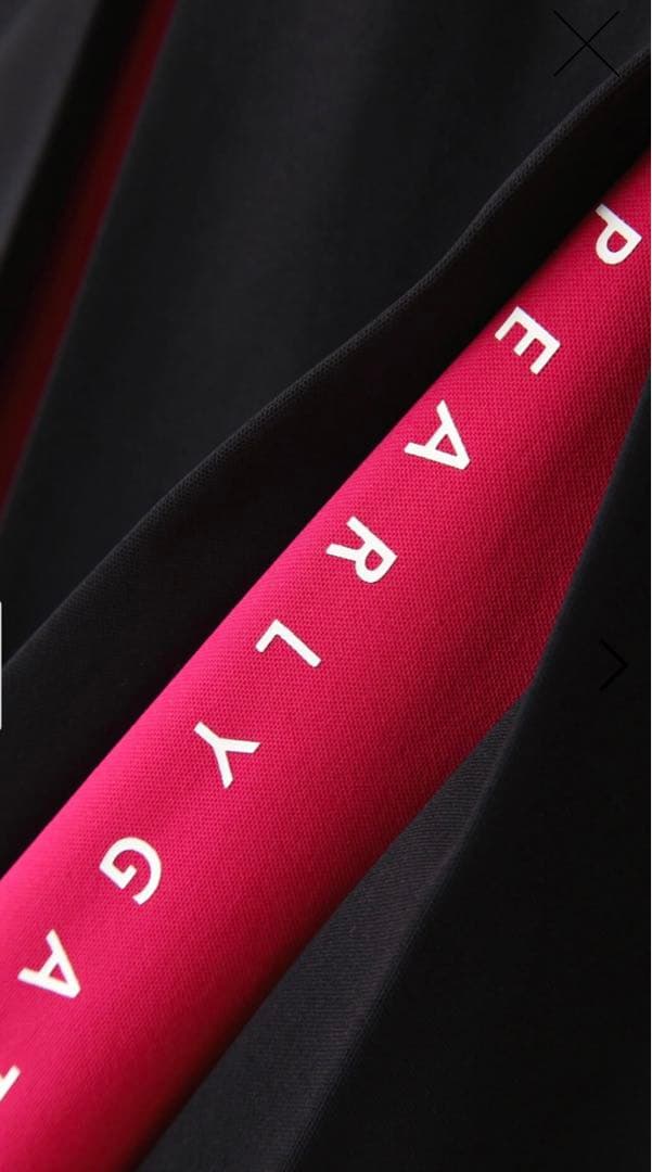 【新品】 PEARLY GATESプリーツスカートPink with BLACK