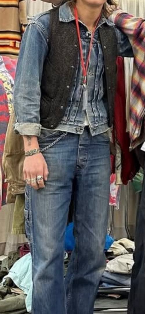 SPECIAL 44インチ！40s brown's beach vest