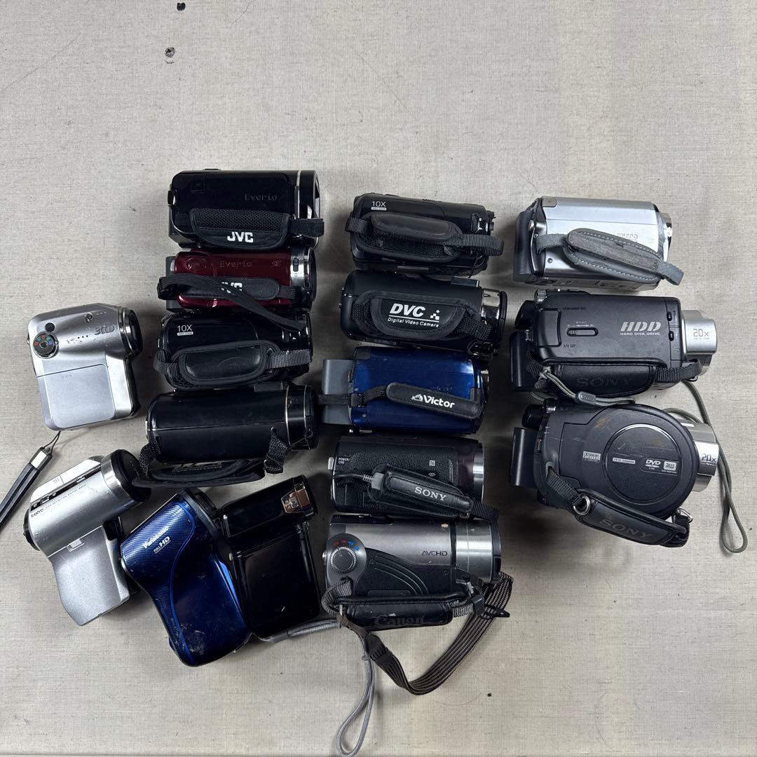 HD ビデオカメラ 16台 まとめ売り ジャンク 部品取り 動作未確認