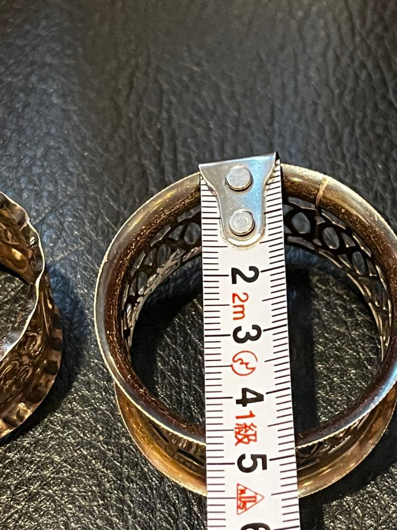 イギリス　純銀製　スターリングシルバー925 ナプキンリング　セット