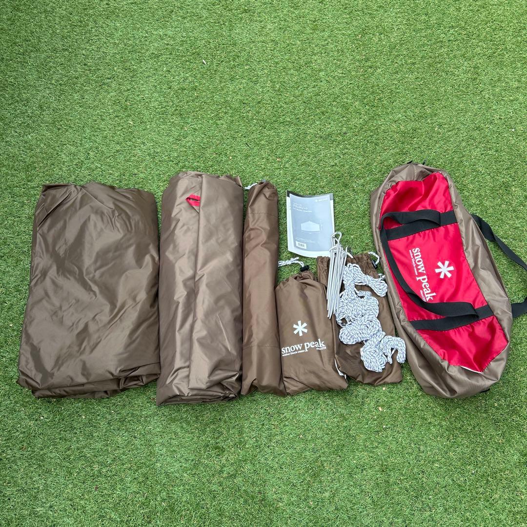 【使用回数1回】スノーピーク　ヘキサイーズ1（グランドシート付き）
